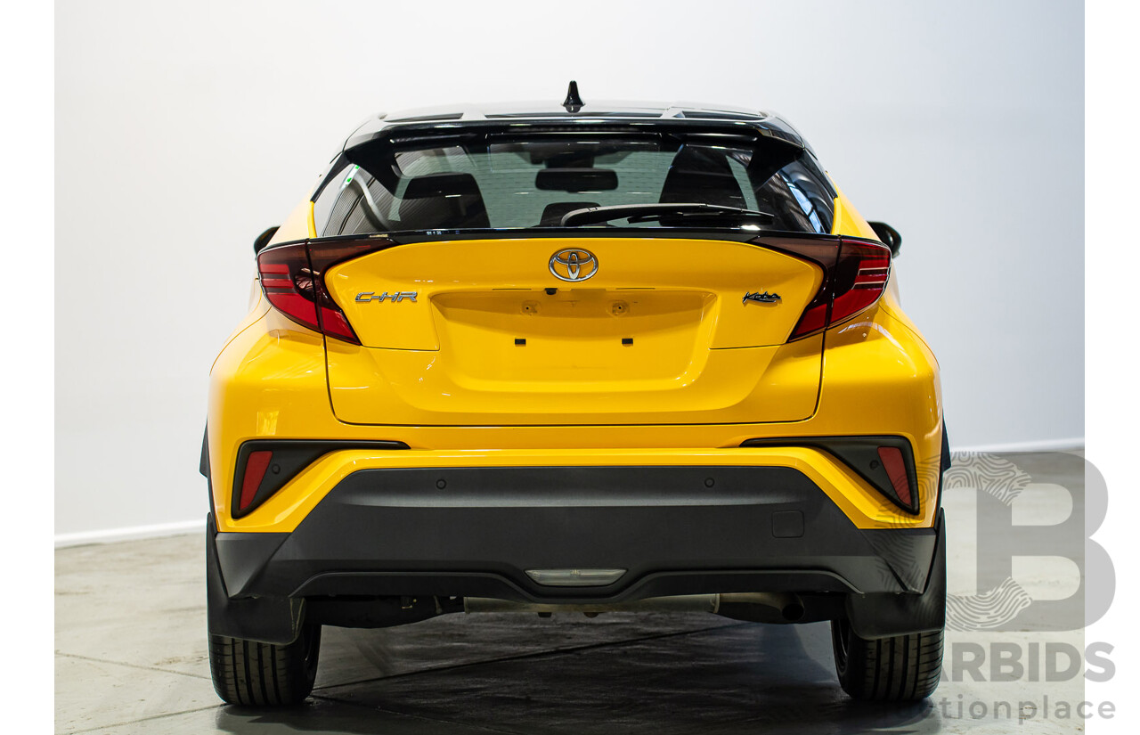05/2022 Toyota C-HR KOBA NGX10R 4d Wagon Yellow and Black Turbo 1.2L