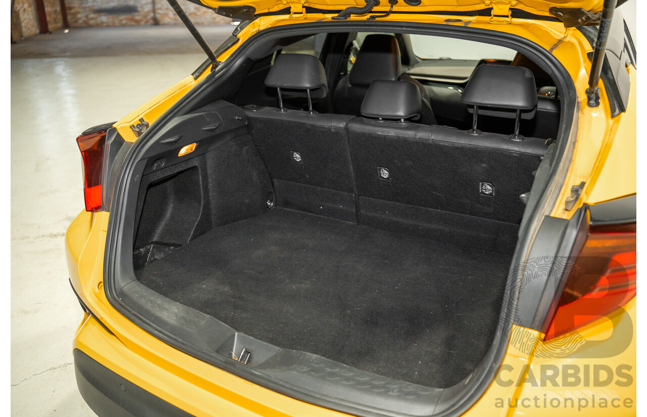 05/2022 Toyota C-HR KOBA NGX10R 4d Wagon Yellow and Black Turbo 1.2L