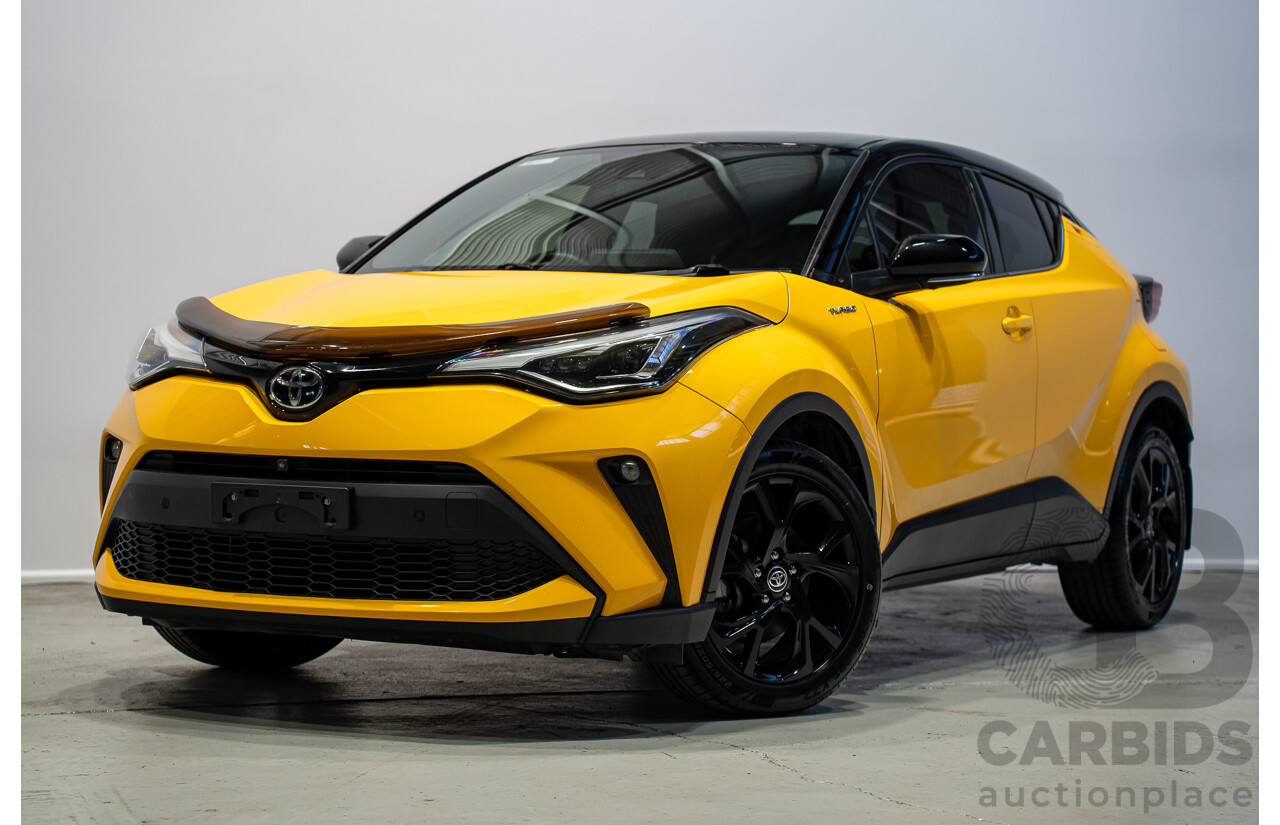 05/2022 Toyota C-HR KOBA NGX10R 4d Wagon Yellow and Black Turbo 1.2L