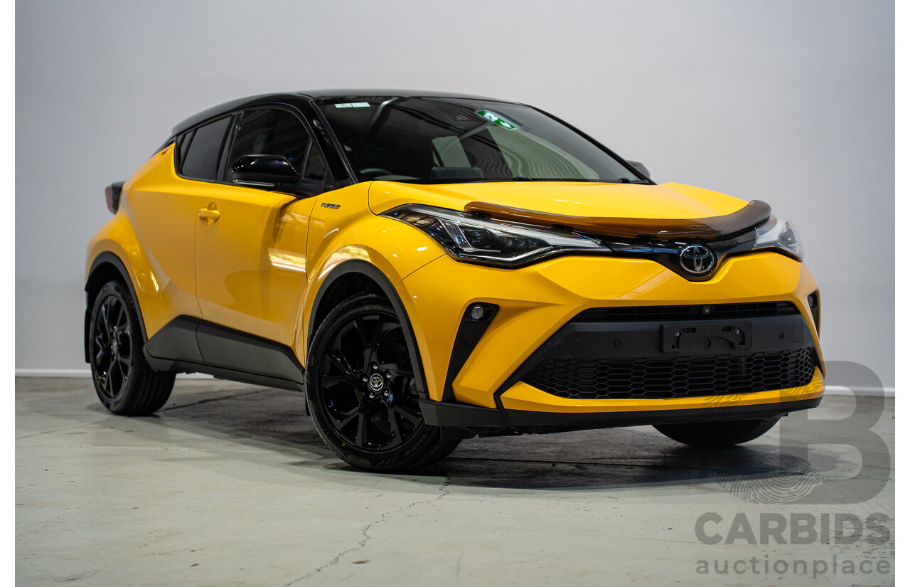 05/2022 Toyota C-HR KOBA NGX10R 4d Wagon Yellow and Black Turbo 1.2L