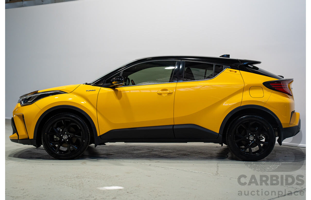 05/2022 Toyota C-HR KOBA NGX10R 4d Wagon Yellow and Black Turbo 1.2L