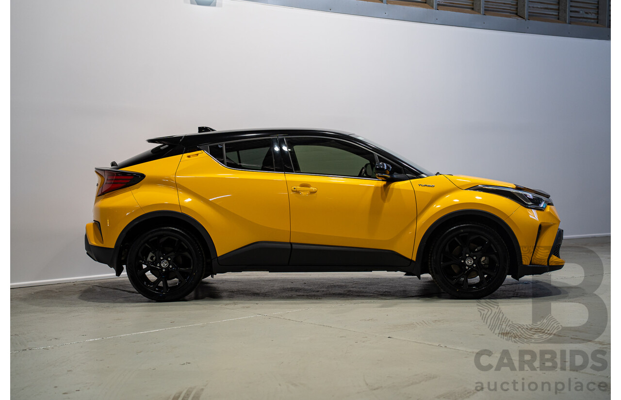 05/2022 Toyota C-HR KOBA NGX10R 4d Wagon Yellow and Black Turbo 1.2L