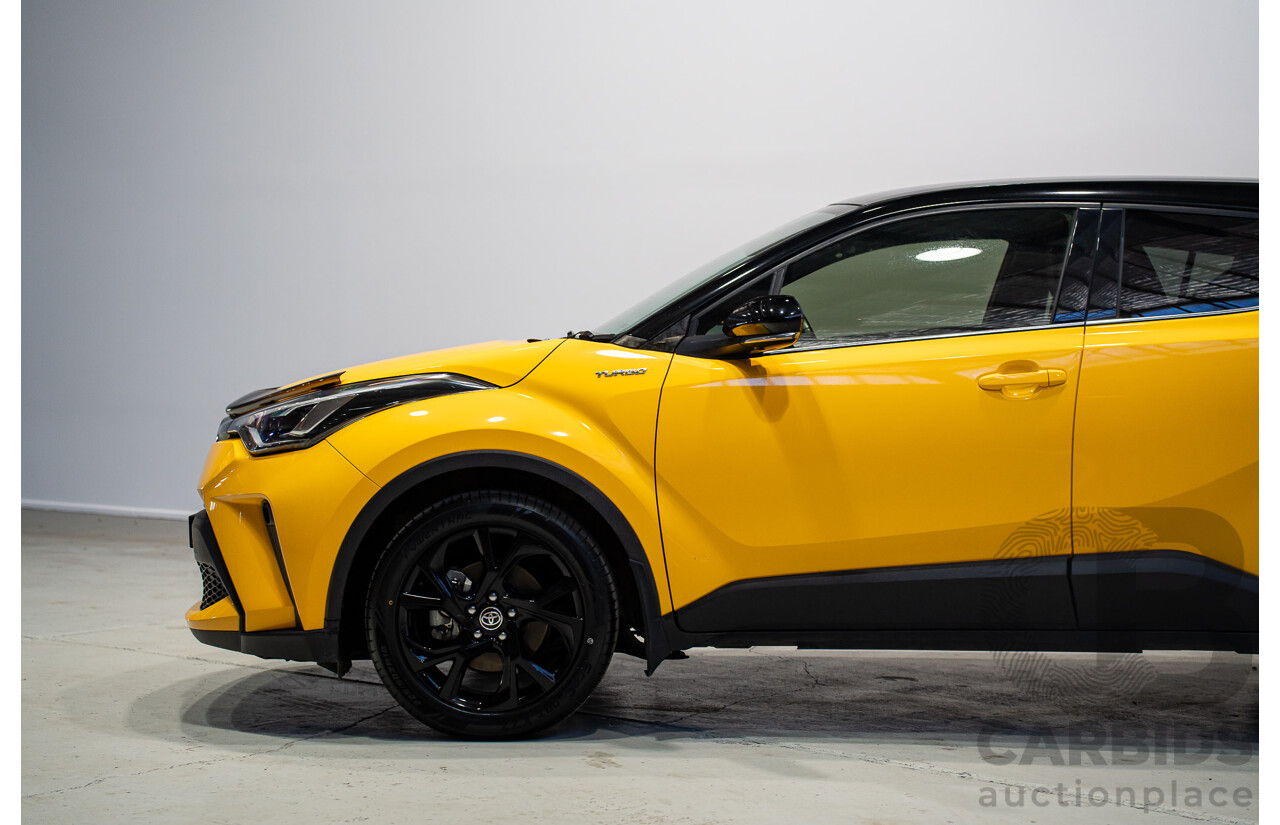 05/2022 Toyota C-HR KOBA NGX10R 4d Wagon Yellow and Black Turbo 1.2L