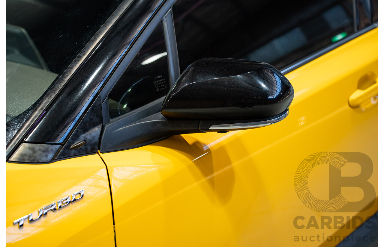 05/2022 Toyota C-HR KOBA NGX10R 4d Wagon Yellow and Black Turbo 1.2L