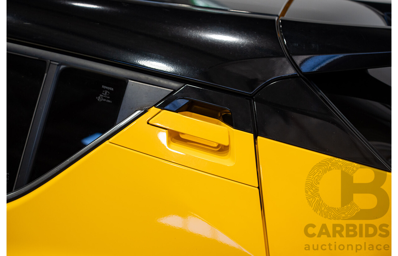05/2022 Toyota C-HR KOBA NGX10R 4d Wagon Yellow and Black Turbo 1.2L