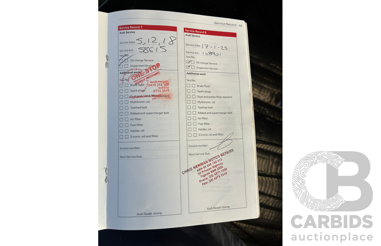 02/2012 Audi A3 Sportback 1.6 TDI Attraction 8P MY12 5d Hatchback Black Turbo Diesel 1.6L