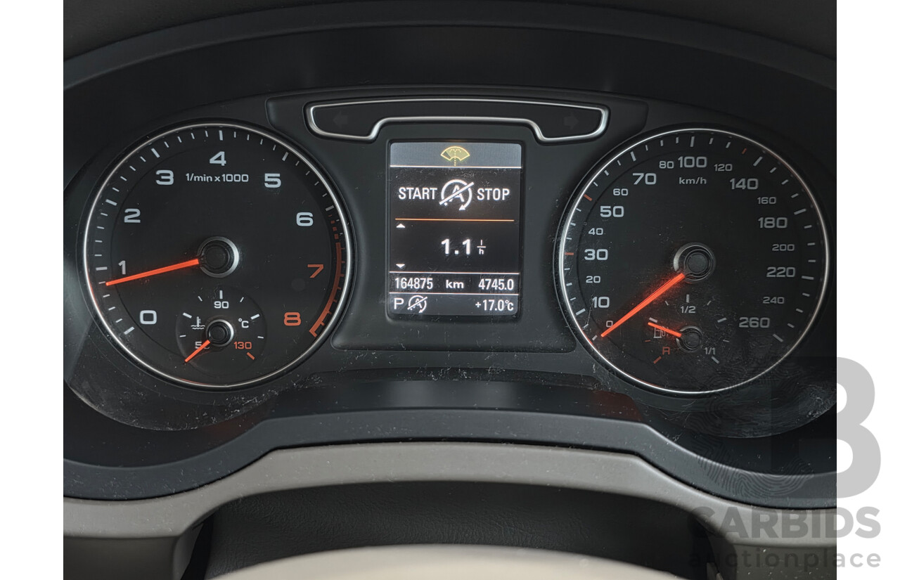 01/2013 Audi Q3 2.0 TFSI QUATTRO 125kW (AWD) 8U 4d Wagon Phantom Black 2.0L