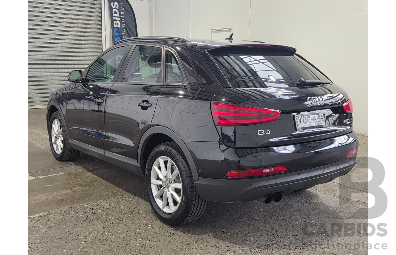 01/2013 Audi Q3 2.0 TFSI QUATTRO 125kW (AWD) 8U 4d Wagon Phantom Black 2.0L