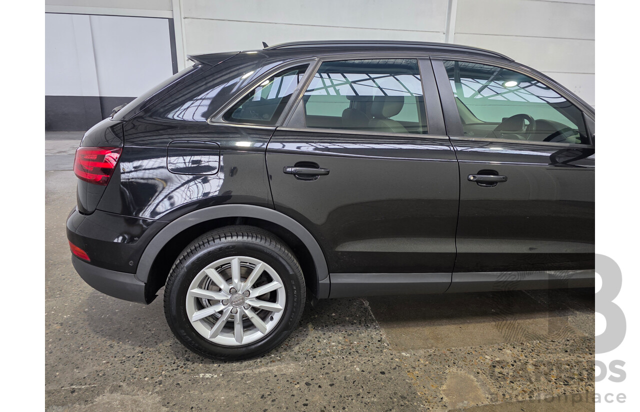 01/2013 Audi Q3 2.0 TFSI QUATTRO 125kW (AWD) 8U 4d Wagon Phantom Black 2.0L