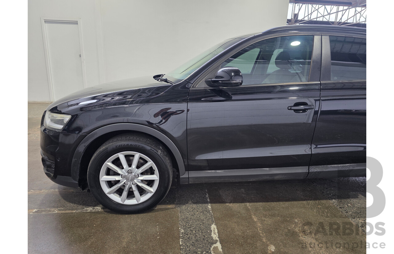 01/2013 Audi Q3 2.0 TFSI QUATTRO 125kW (AWD) 8U 4d Wagon Phantom Black 2.0L