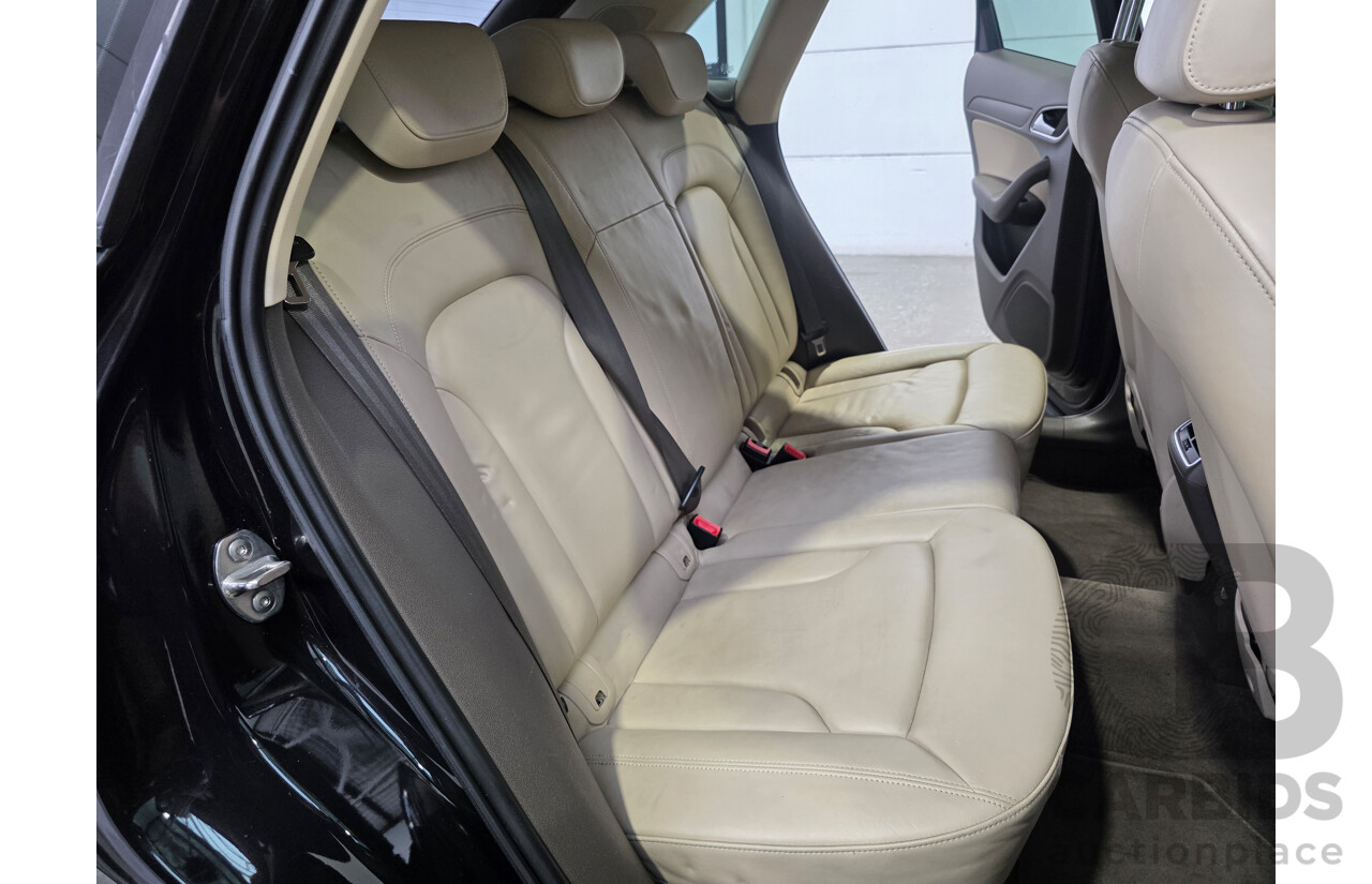 01/2013 Audi Q3 2.0 TFSI QUATTRO 125kW (AWD) 8U 4d Wagon Phantom Black 2.0L