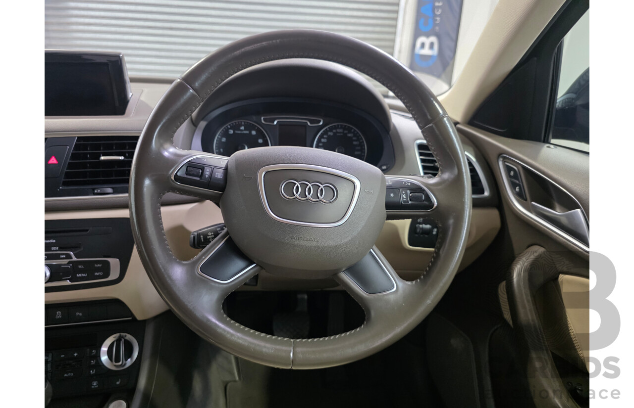 01/2013 Audi Q3 2.0 TFSI QUATTRO 125kW (AWD) 8U 4d Wagon Phantom Black 2.0L