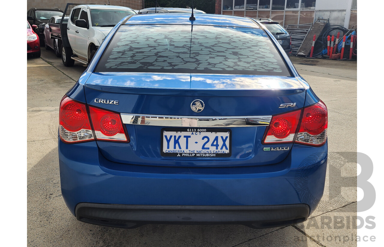 07/2012 Holden Cruze SRi JH MY12 4d Sedan Blue 1.4L