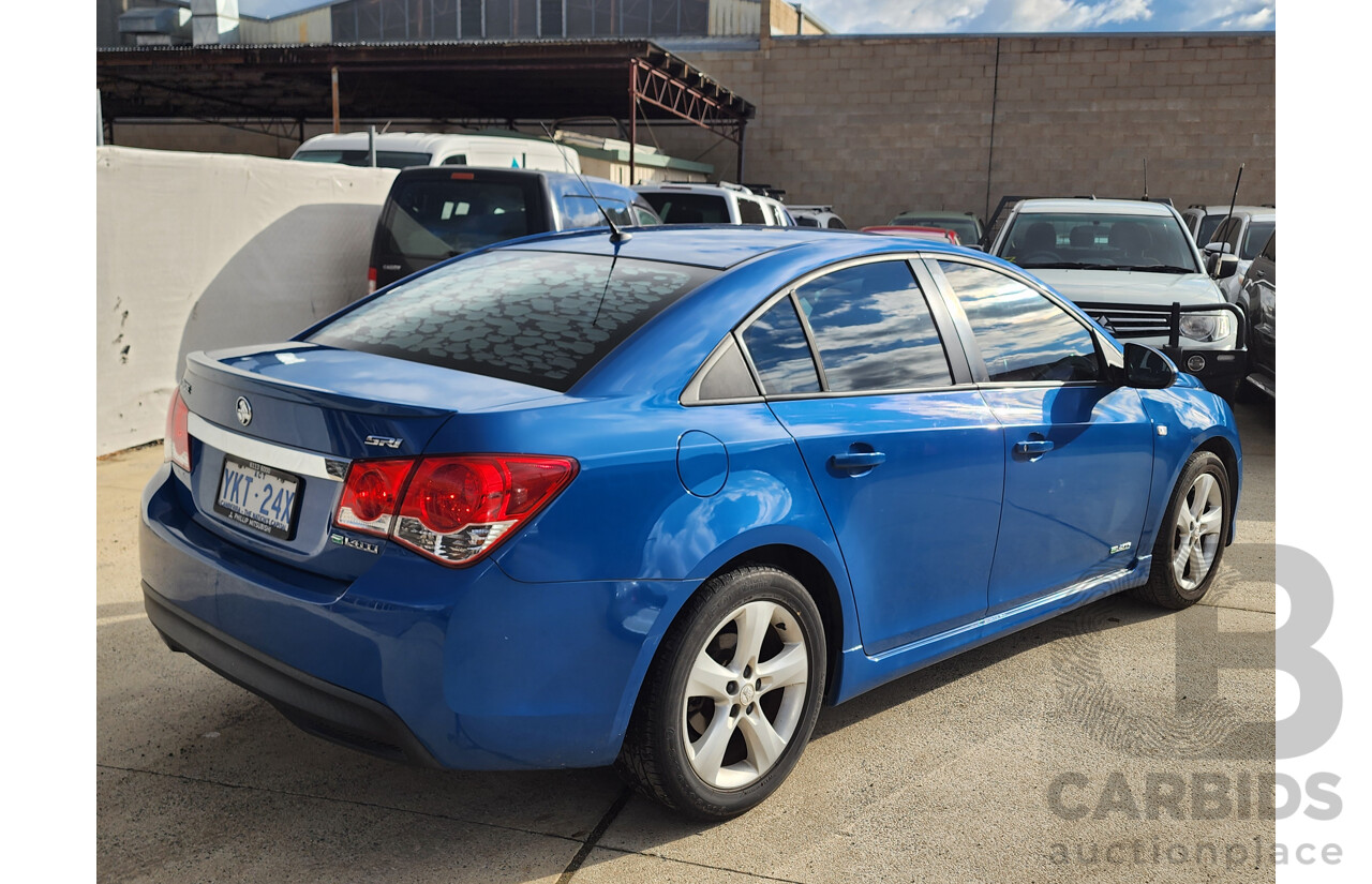 07/2012 Holden Cruze SRi JH MY12 4d Sedan Blue 1.4L