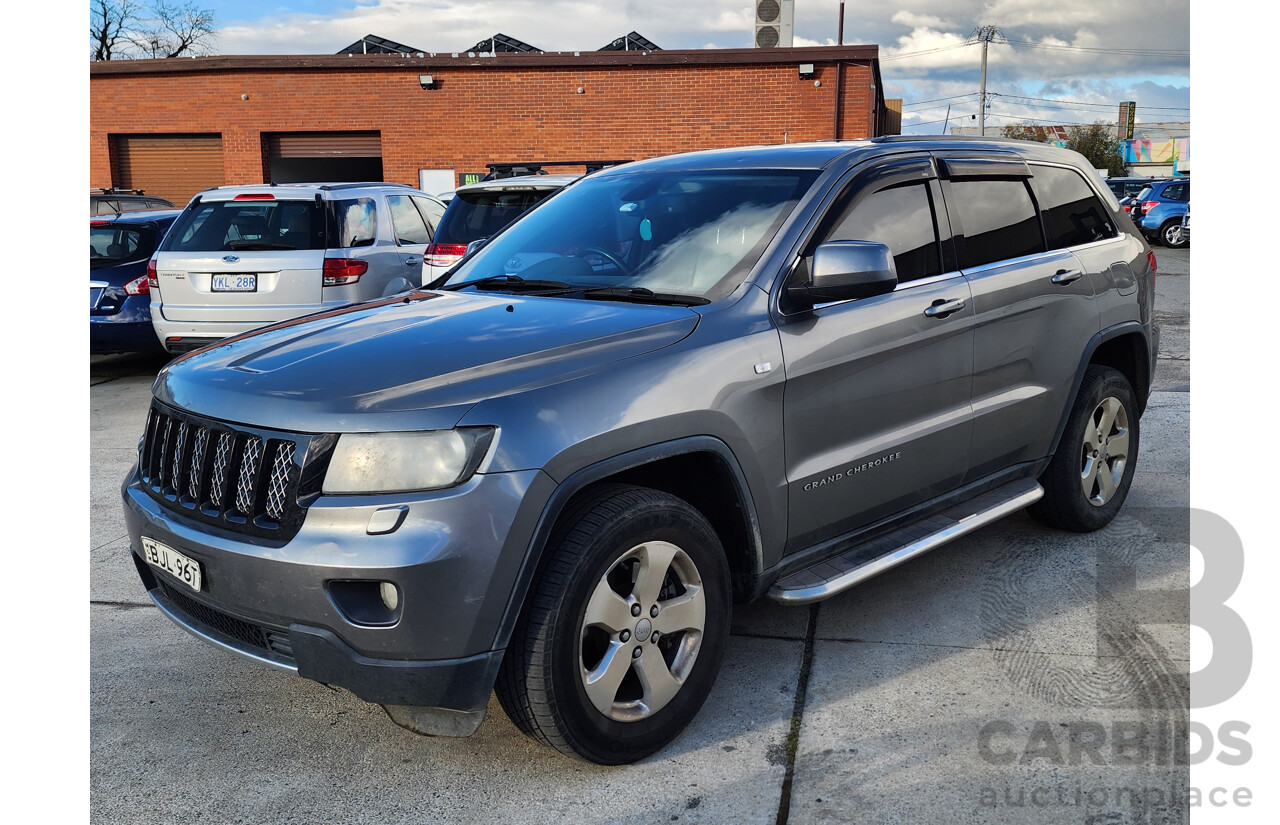 08/2012 Jeep Grand Cherokee Laredo (4x4) WK 4d Wagon Grey 3.6L