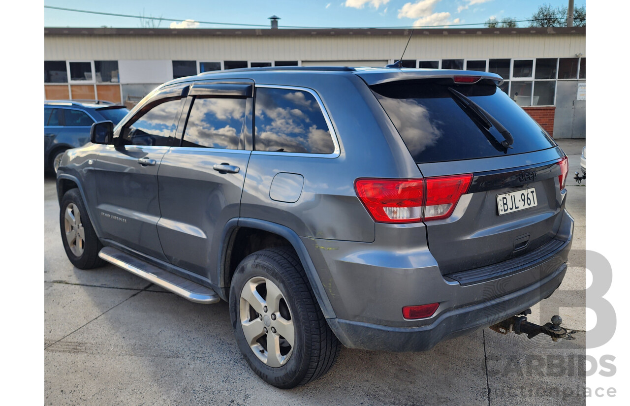 08/2012 Jeep Grand Cherokee Laredo (4x4) WK 4d Wagon Grey 3.6L
