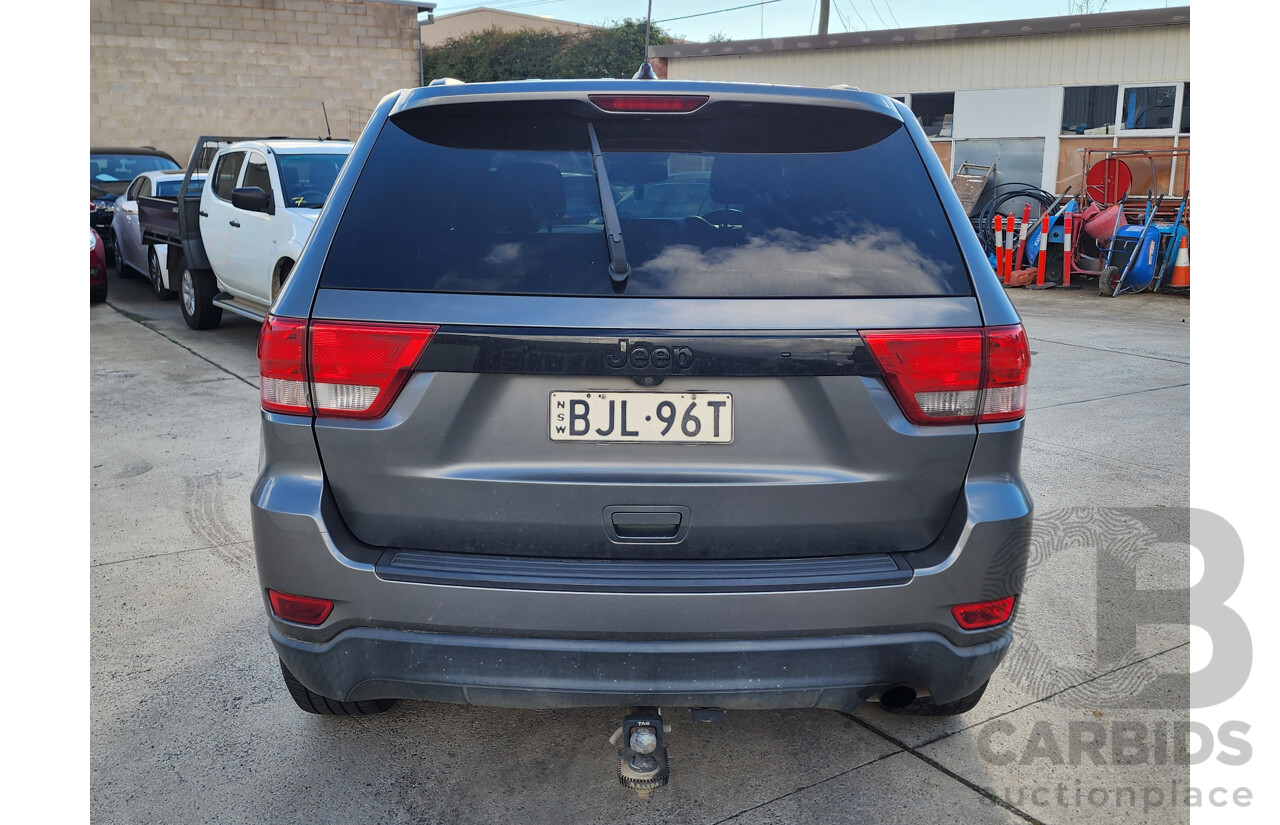 08/2012 Jeep Grand Cherokee Laredo (4x4) WK 4d Wagon Grey 3.6L