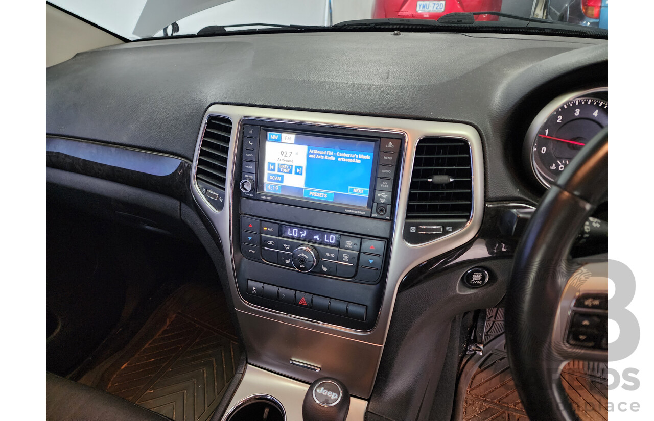 08/2012 Jeep Grand Cherokee Laredo (4x4) WK 4d Wagon Grey 3.6L