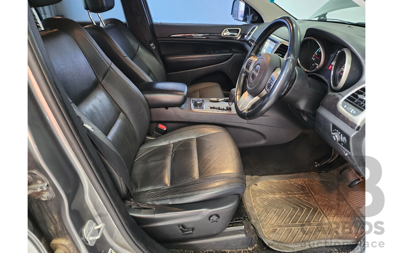 08/2012 Jeep Grand Cherokee Laredo (4x4) WK 4d Wagon Grey 3.6L