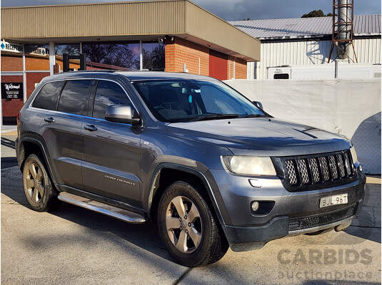 08/2012 Jeep Grand Cherokee Laredo (4x4) WK 4d Wagon Grey 3.6L