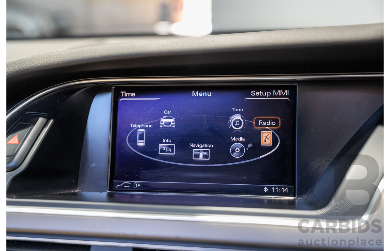 05/2012 Audi A5 2.0 TDI 8T MY12 2d Cabriolet Black 2.0L