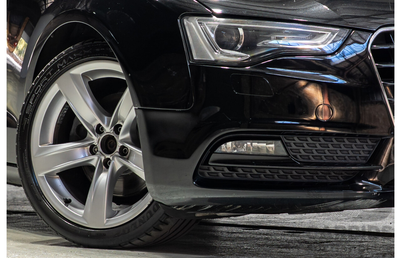 05/2012 Audi A5 2.0 TDI 8T MY12 2d Cabriolet Black 2.0L