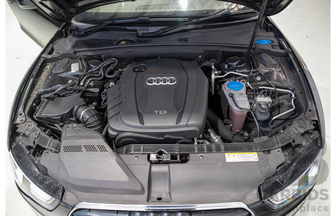05/2012 Audi A5 2.0 TDI 8T MY12 2d Cabriolet Black 2.0L