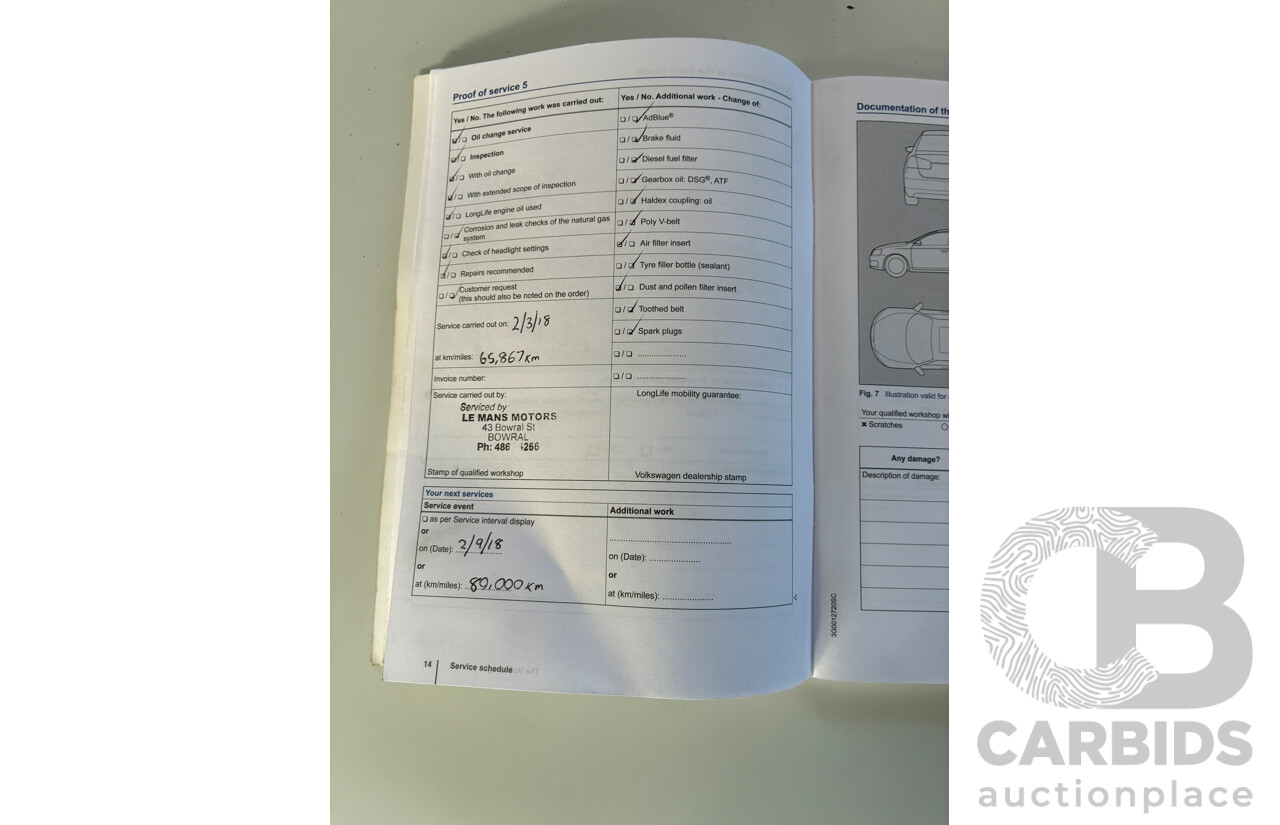 10/2015 Volkswagen Polo 66 TSI Trendline 6R MY16 5d Hatchback White Turbo 1.2L