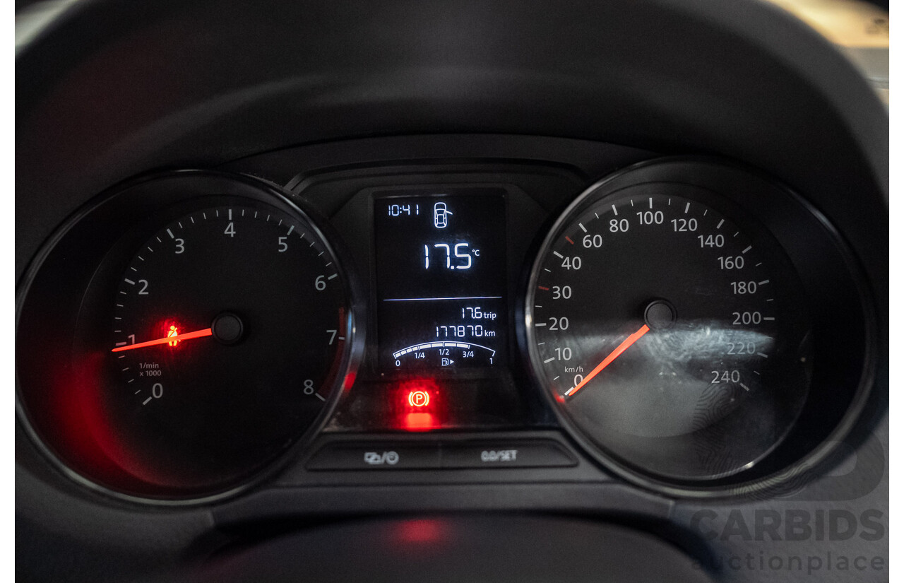 10/2015 Volkswagen Polo 66 TSI Trendline 6R MY16 5d Hatchback White Turbo 1.2L