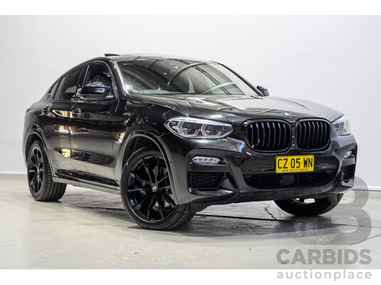 09/2019 Bmw X4 xDrive 30i M Sport (AWD) G02 5D Coupe Black Turbo 2.0L