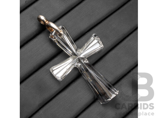 Swarovski Cross with Sterling Silver Bail