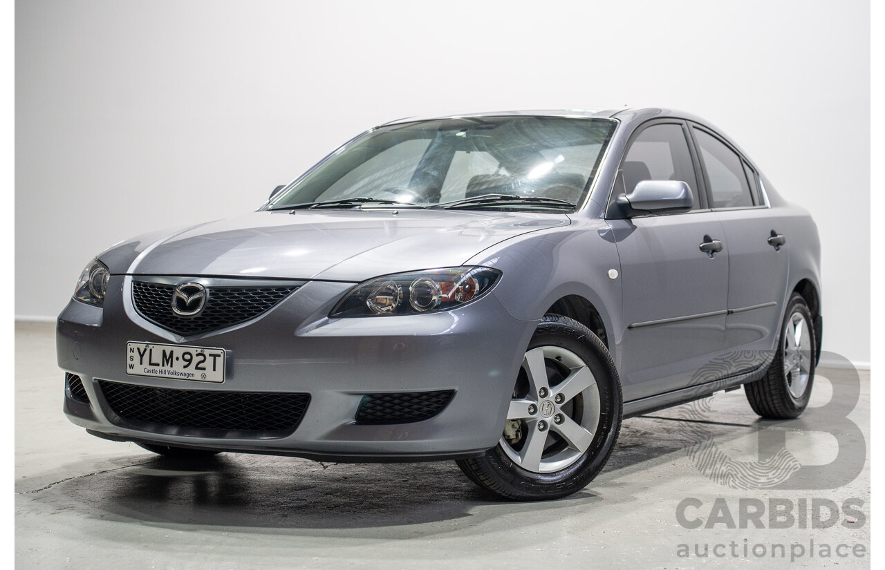10/2004 Mazda 3 NEO BK 4d Sedan Grey 2.0L