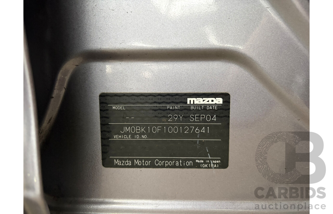 10/2004 Mazda 3 NEO BK 4d Sedan Grey 2.0L
