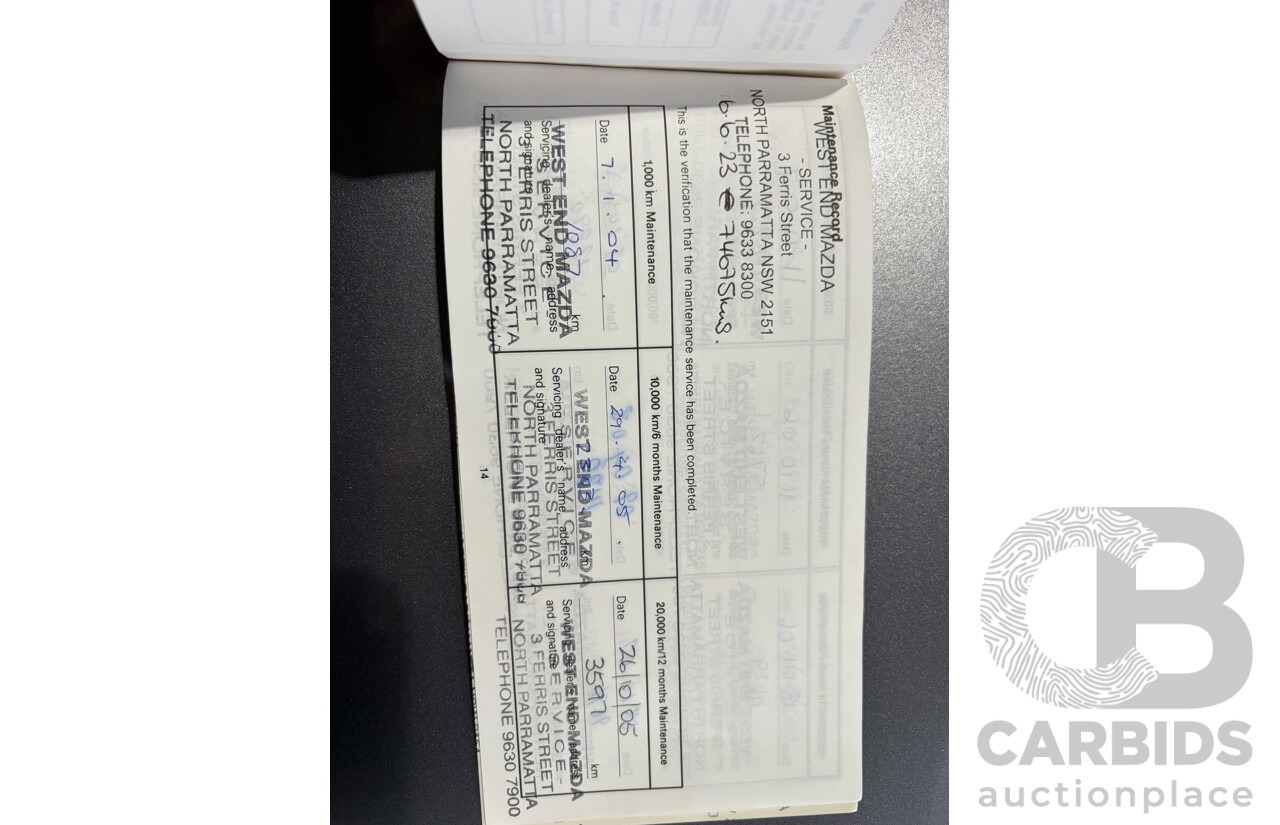 10/2004 Mazda 3 NEO BK 4d Sedan Grey 2.0L