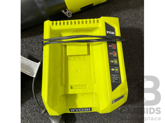 RYOBI 36V Electric Jet Blower (RBL3600J) with 2.6Ah Battery and Charger