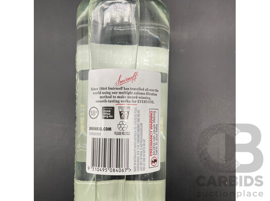 SMIRNOFF Vodka 700ml - Lot of 2