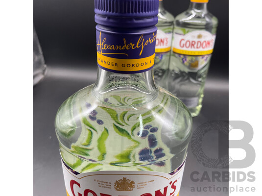 GORDON'S London Dry Gin 700ml - Lot of 3