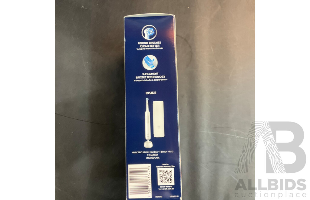 ORAL-B Pro 1500X Sensitive Clean Electric Toothbrush, Hismile V34 Colour Corrector Serum 30ml - Lot of 5