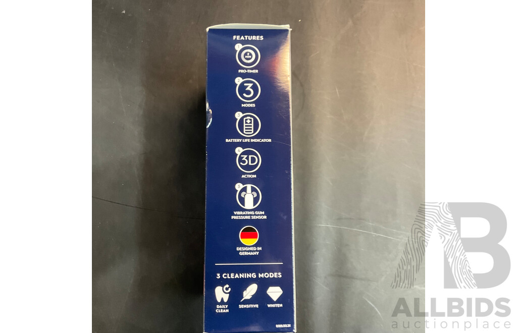 ORAL-B Pro 1500X Sensitive Clean Electric Toothbrush, Hismile V34 Colour Corrector Serum 30ml - Lot of 5
