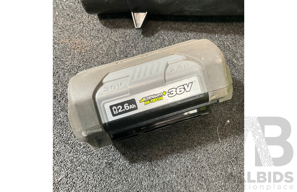 RYOBI 36V Electric Jet Blower (RBL3600J) with 2.6Ah Battery and Charger