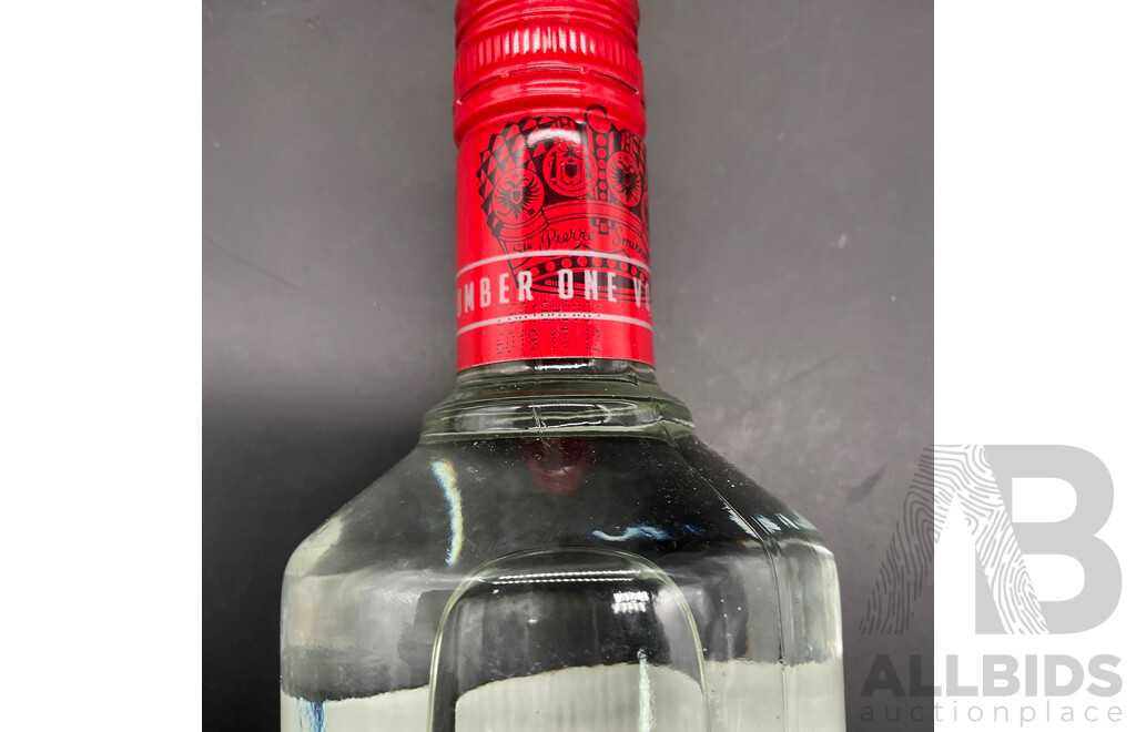 SMIRNOFF Vodka 700ml - Lot of 2