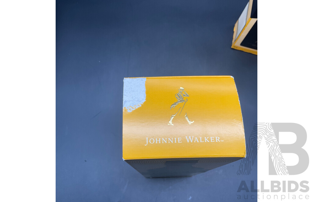 JOHNNIE WALKER Boxed Black Lable 12 Year Blended Scotch Whisky 700ml - Lot of 2