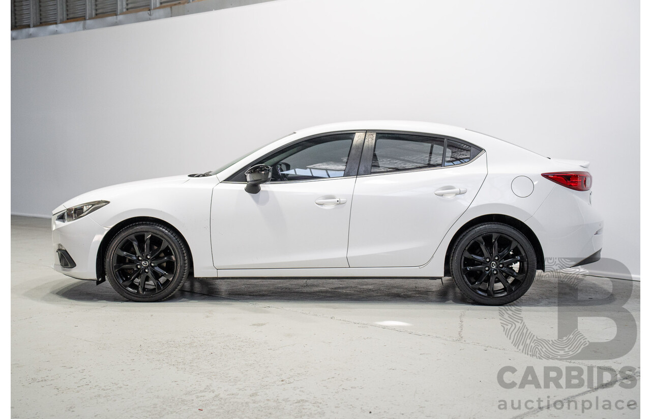03/2015 Mazda Mazda3 SP25 BM MY15 4d Sedan White 2.5L