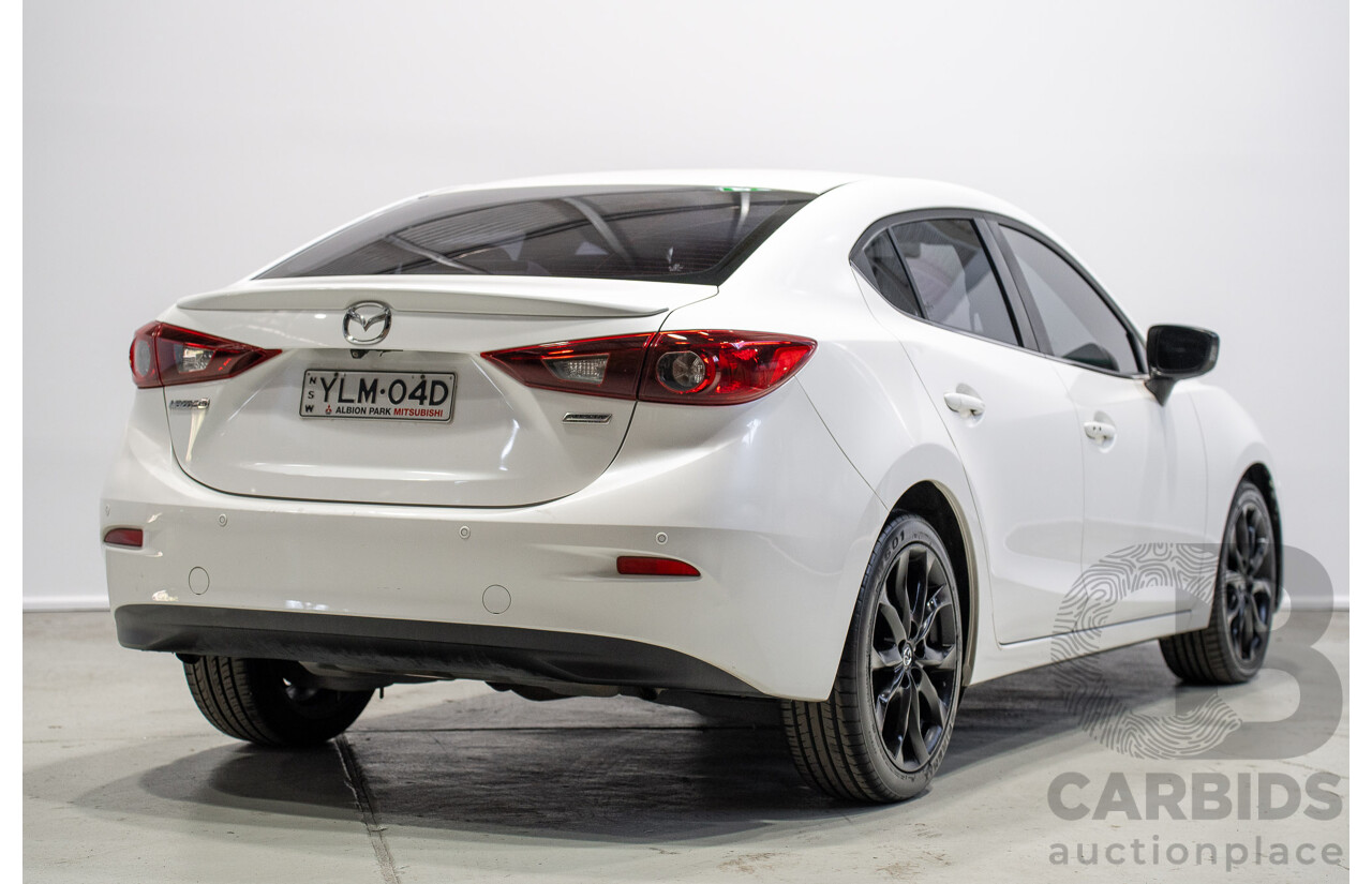 03/2015 Mazda Mazda3 SP25 BM MY15 4d Sedan White 2.5L