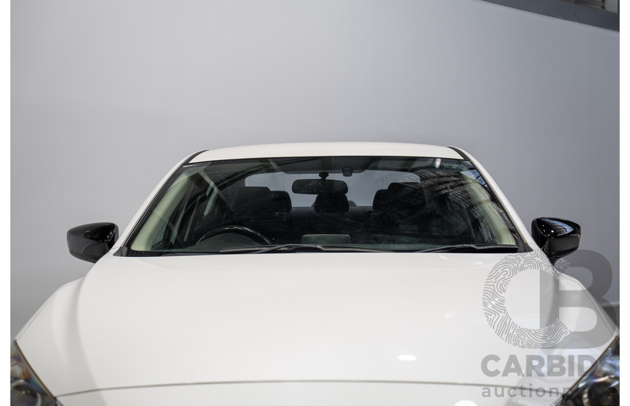 03/2015 Mazda Mazda3 SP25 BM MY15 4d Sedan White 2.5L