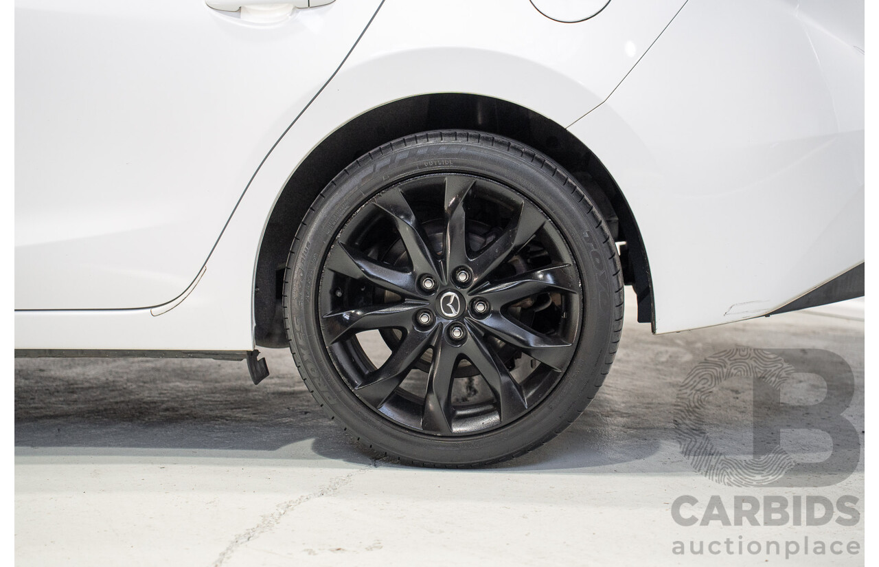 03/2015 Mazda Mazda3 SP25 BM MY15 4d Sedan White 2.5L