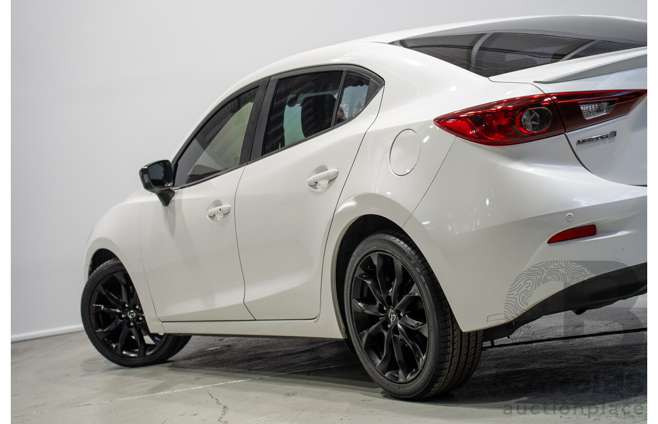 03/2015 Mazda Mazda3 SP25 BM MY15 4d Sedan White 2.5L