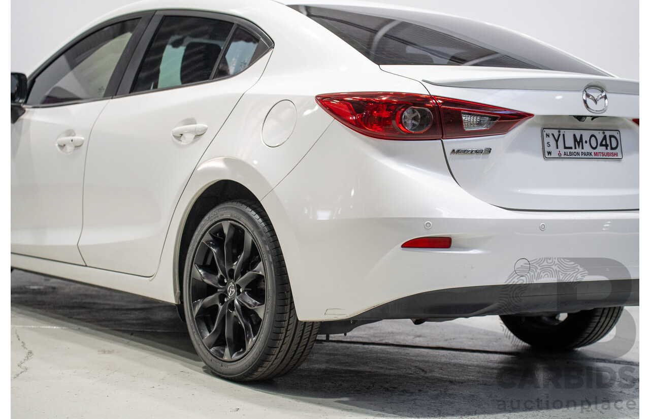 03/2015 Mazda Mazda3 SP25 BM MY15 4d Sedan White 2.5L