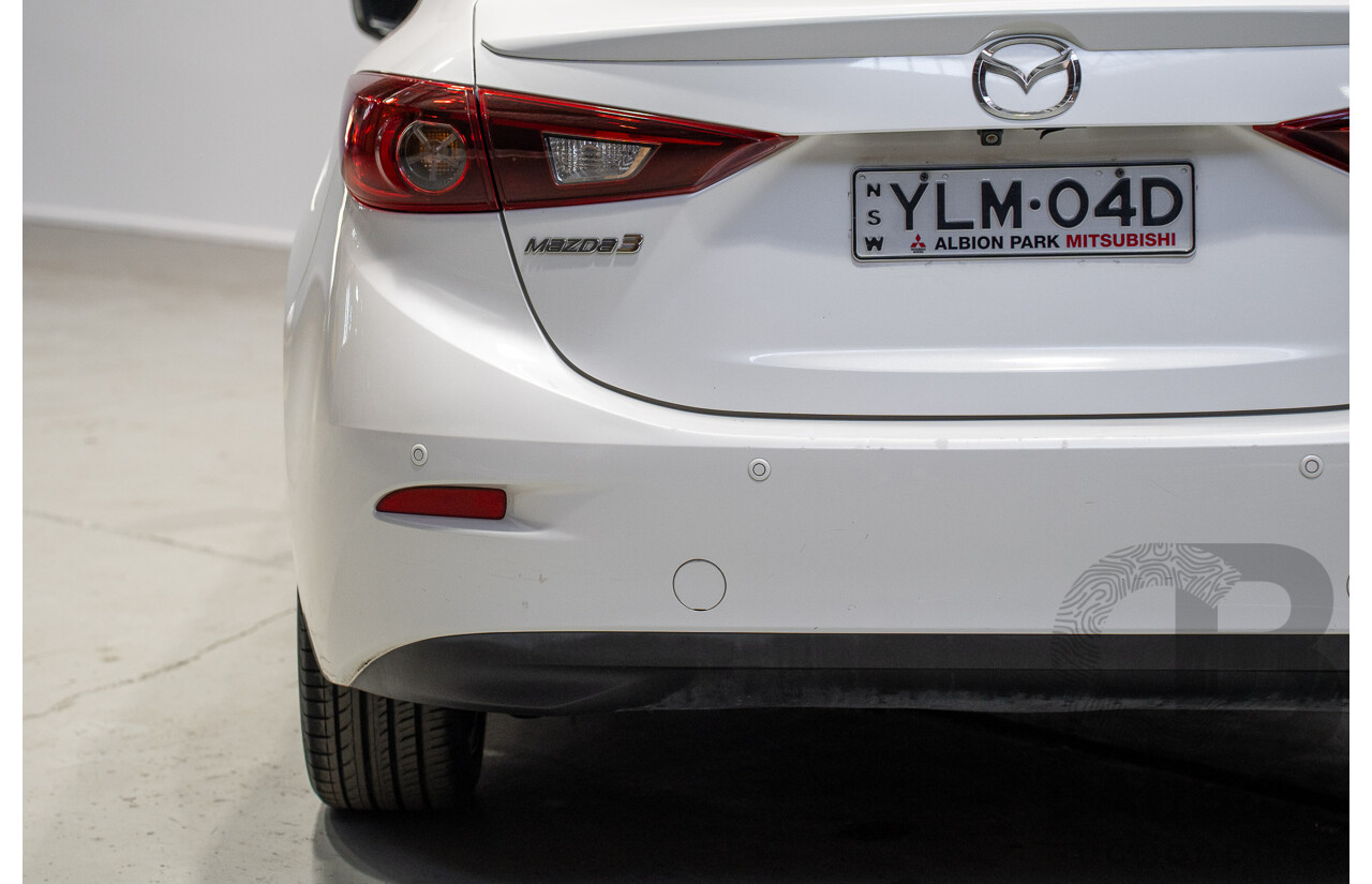 03/2015 Mazda Mazda3 SP25 BM MY15 4d Sedan White 2.5L