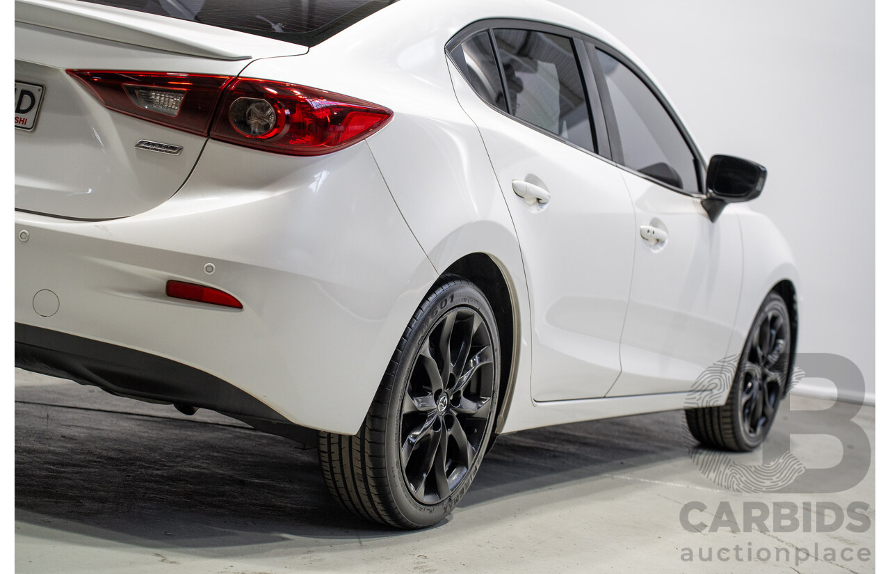 03/2015 Mazda Mazda3 SP25 BM MY15 4d Sedan White 2.5L